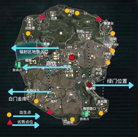 绝地逃亡地图怎么开