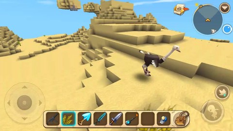 迷你世界里怎么训鸵鸟